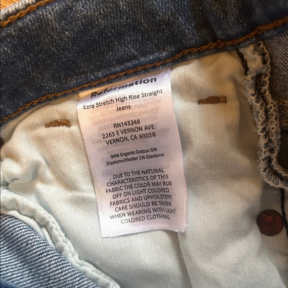 Ezra Super Stretch High Rise Straight Jeans - Picture 5 of 6